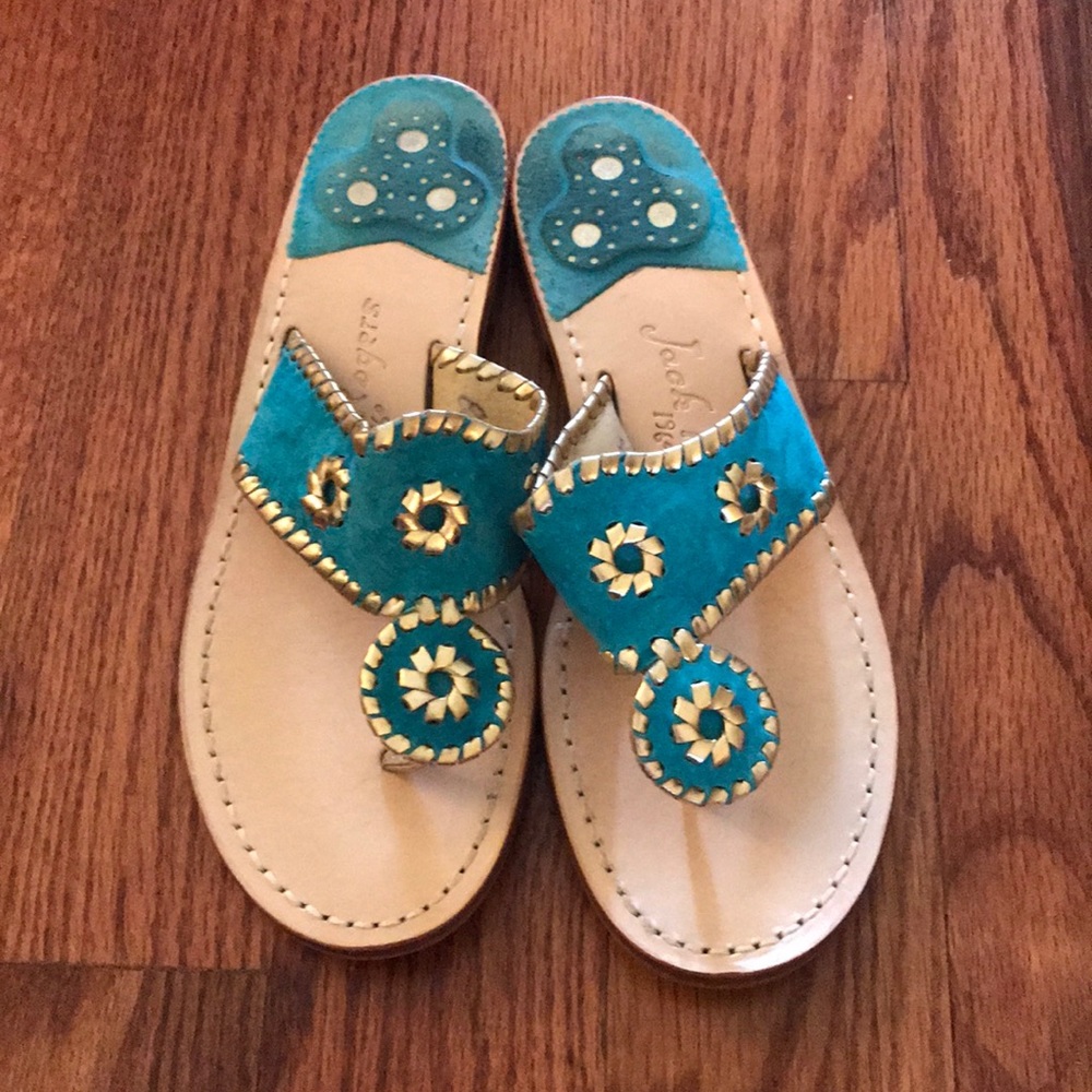 Jack Rogers suede sandals